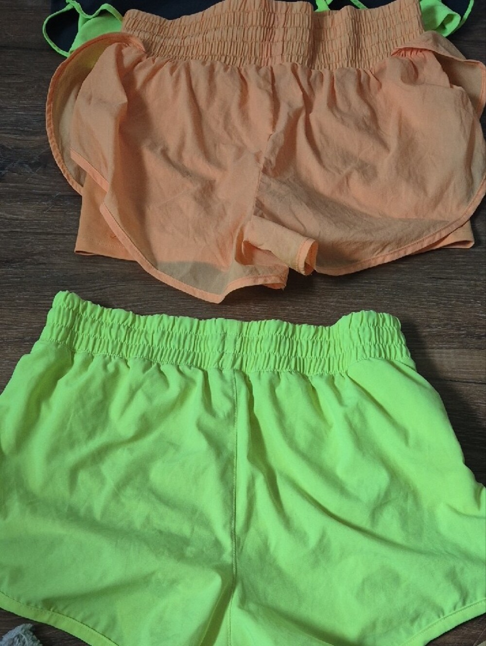 LOT OF 3 Women's Small Athletic Running Shorts All in Motion Avia Neon Lime Oran - Picture 3 of 8